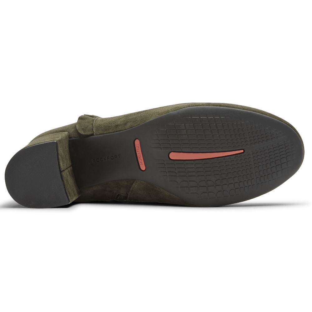 Rockport Kängor Dam Gröna - Total Motion Oaklee Ruffle - UIAXQ9150